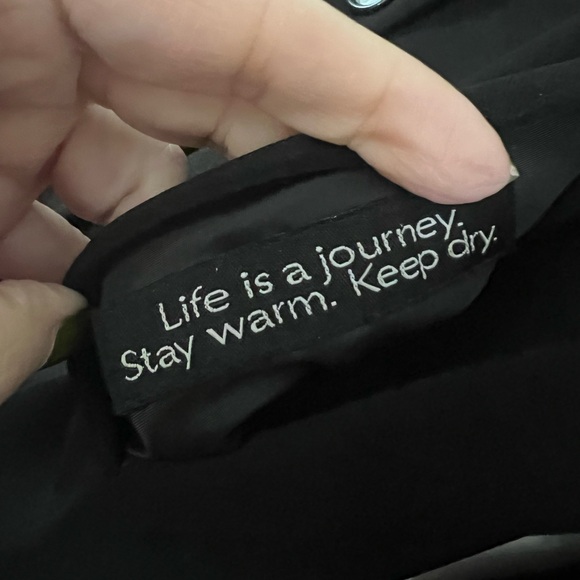 Gallery-Black, Single Breasted Button Down Water Repellent Maxi Trench Coat. - Picture 5 of 14